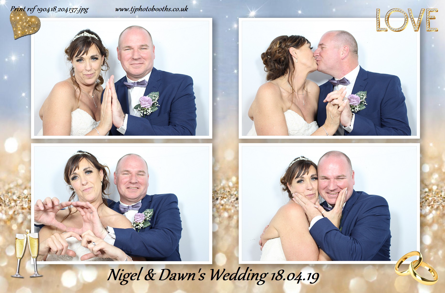 Nigel & Dawn's Wedding | View more photos from the event at gallery.tjphotobooths.co.uk/u/TJPhotobooths/Nigel-Dawns-Wedding